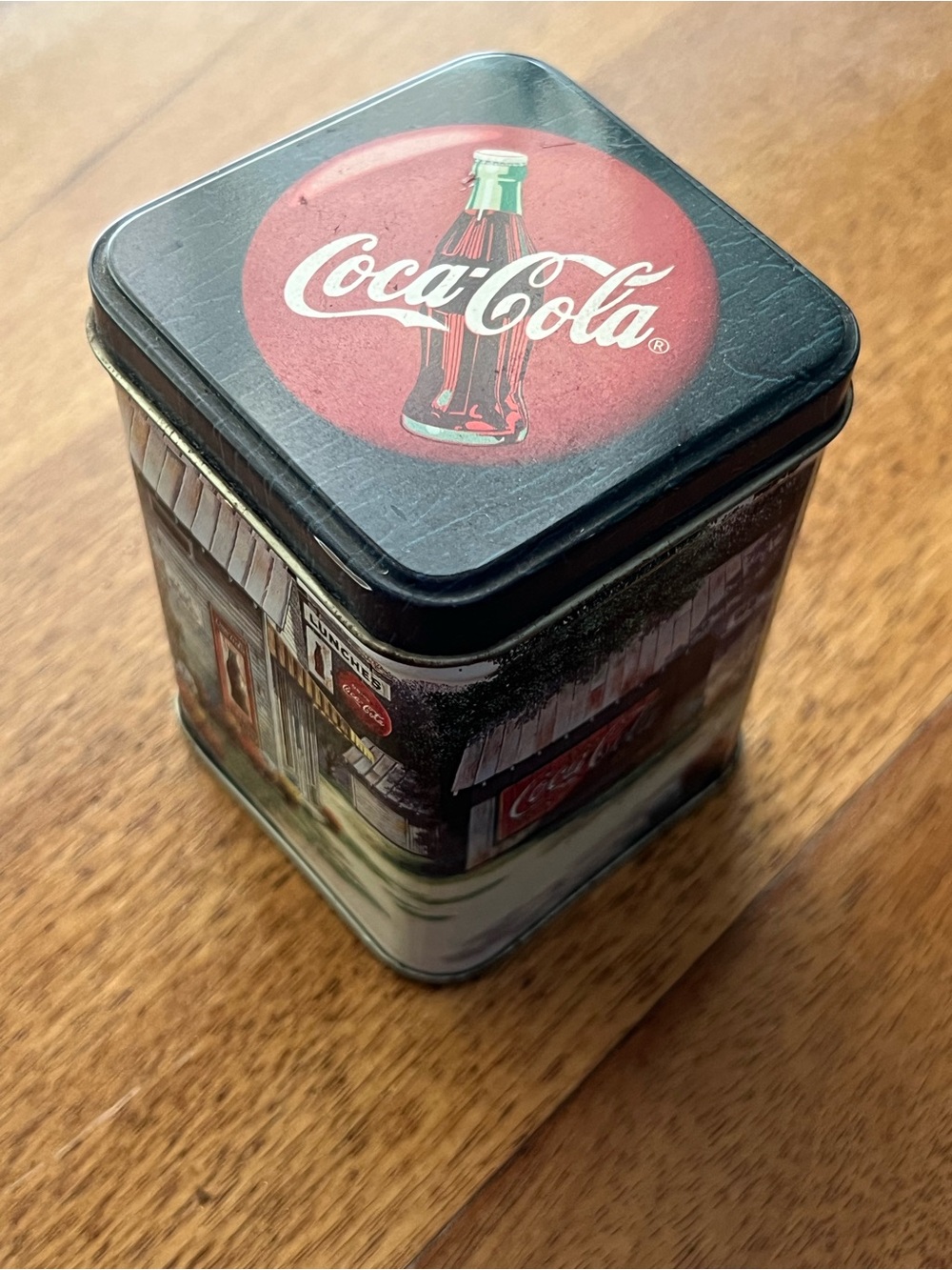 VTG 1999 Coca-Cola Decorative Tin Canister